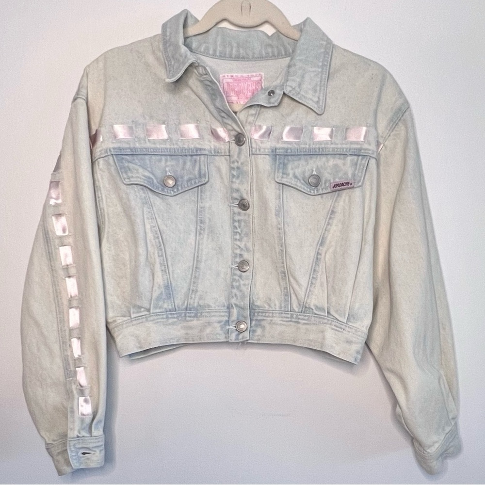 Y2K Vintage 90’s Jordache cropped jean jacket - Picture 4 of 9